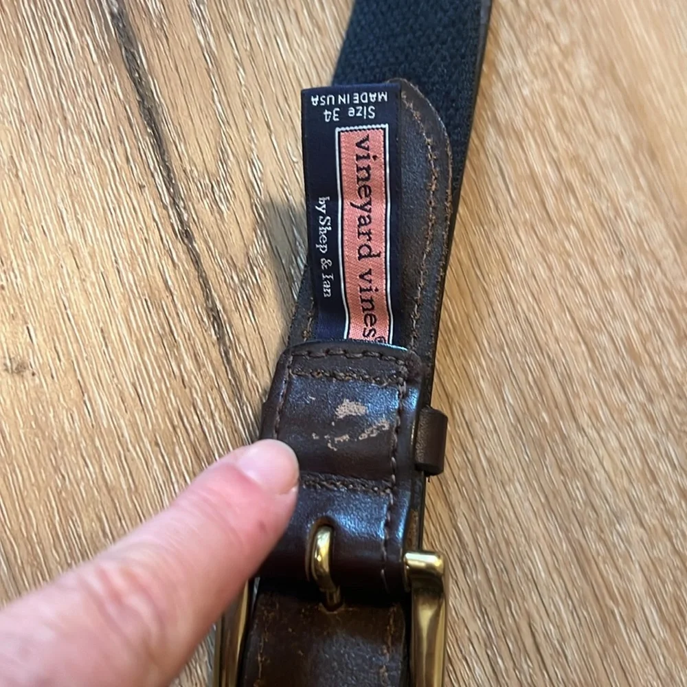 Belts vineyard vines navy Size 34